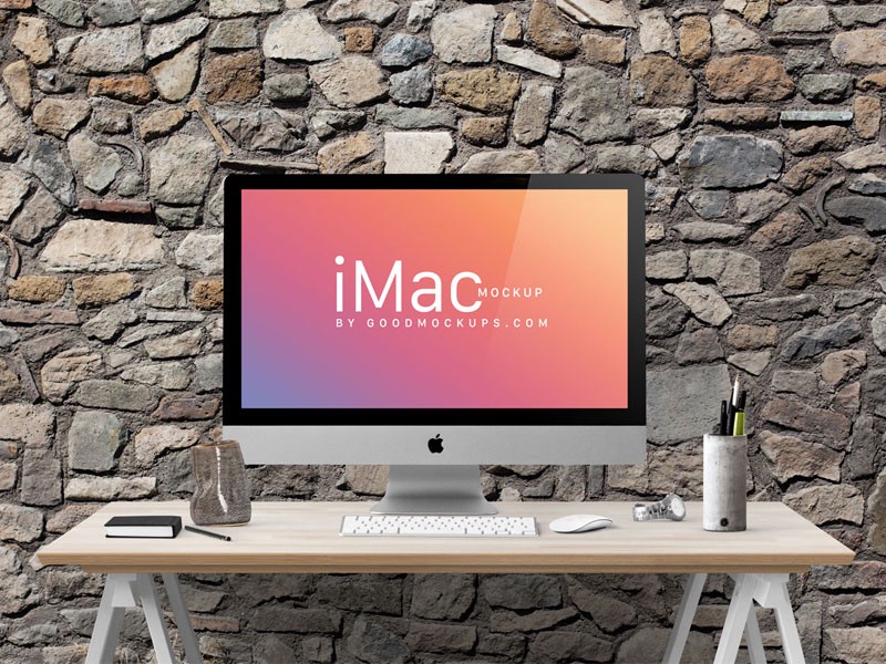 Flat apple devices mockups (imac, ipad, iphone and macbook pro). Free Imac Mockups Psd Sketch December 2021 Ux Planet