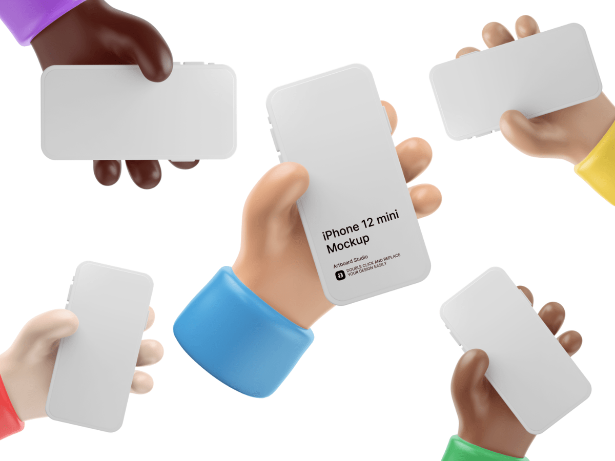 New iphone 13 mockup free figma mockup place your ui designs to brand new iphone 13 mockups and create amazing presentations in minutes. 3d Iphone 12 Mockup Template