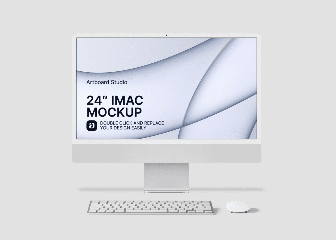 Minimal imac 2021 screen mockup. New Imac Mockup Template