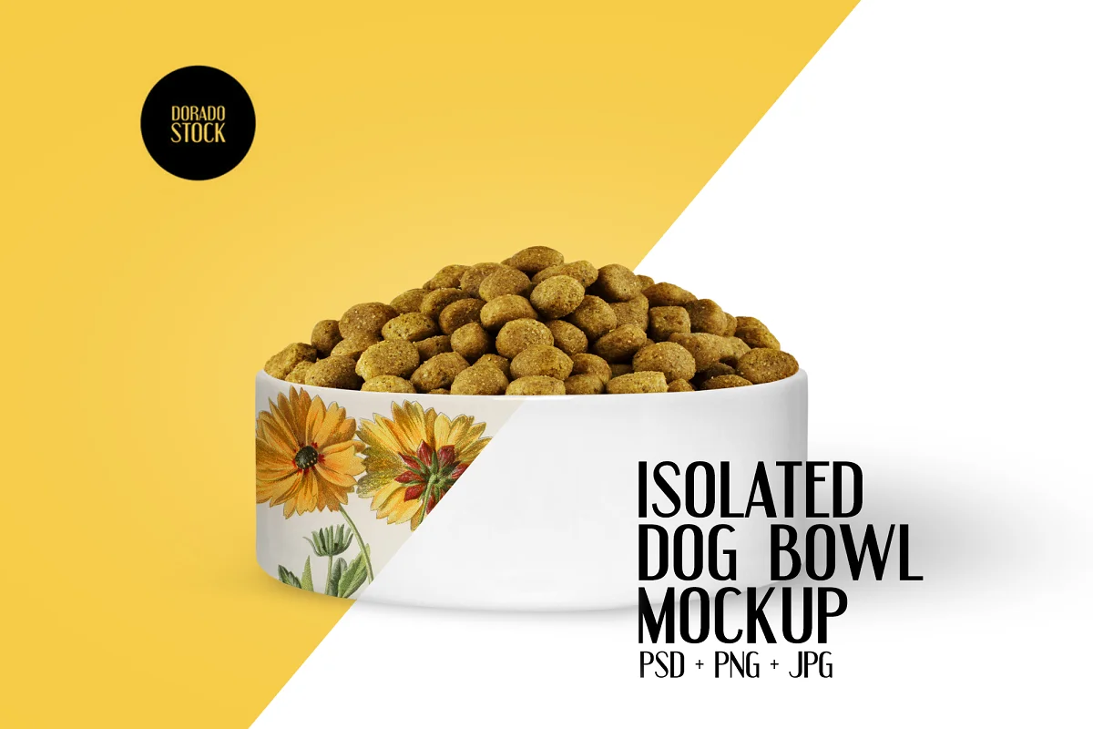 Photo Bring your designs to life with branding, web, mobile, and print mockups in various styles. 45 Best Pet Bowl Mockup Templates Graphic Design Resources