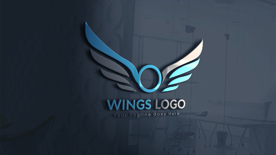 Apr 28, 2021 · unlike ordinary mockup templates, 3d logo mockups give your logo designs a more creative 3d look that makes your logos and badges look more realistic. Wings Logo Design 3d Mockup Photoshop Tutorial