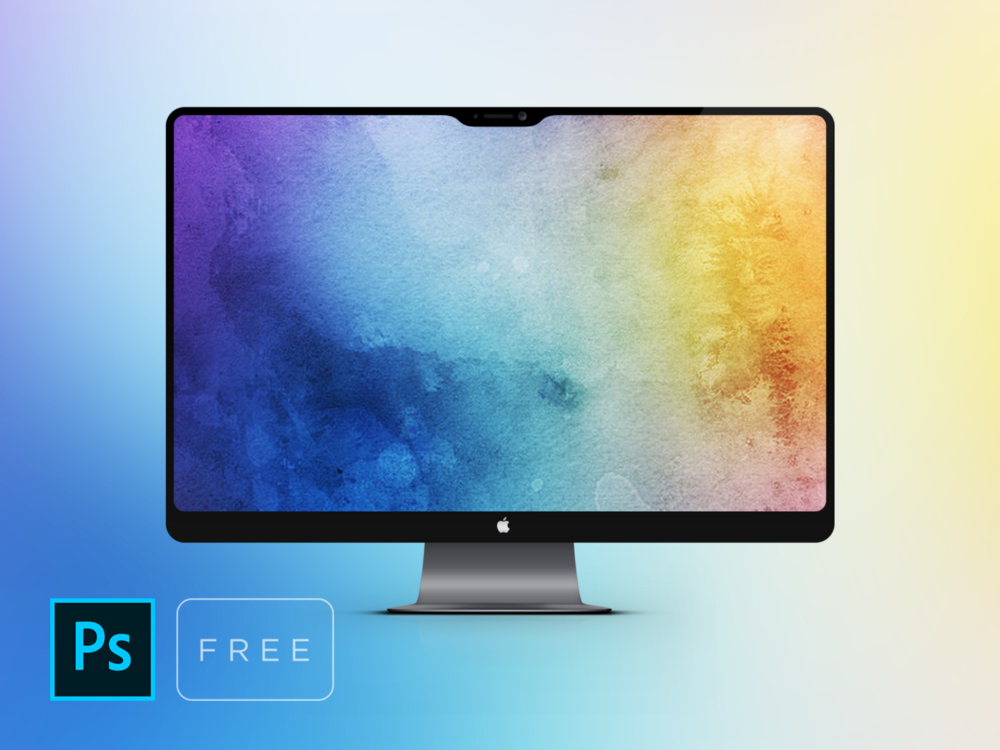 A mockup for showing off web design or presentation templates. Free Imac Mockups Psd Sketch December 2021 Ux Planet