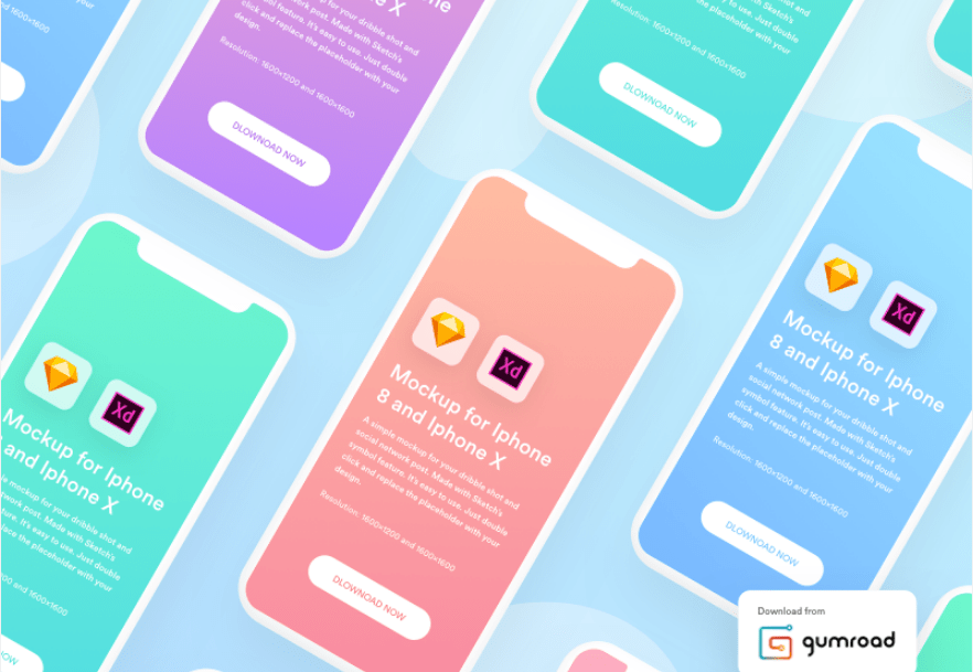 Iphone x in hand mockup psd. 25 Best Iphone 8 Mockups And Templates For Free Download Psd Sketch By Monica Swift Medium