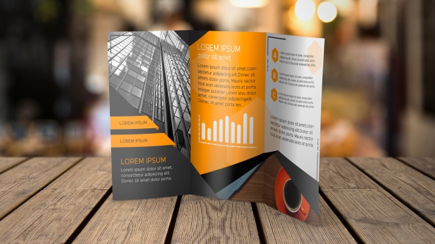 It is a photoshop mockup, so it is simple to edit with smart layers. 3 Fold Brochure Mockup Psd Free Download Free Psd Mockup All Template Design Assets