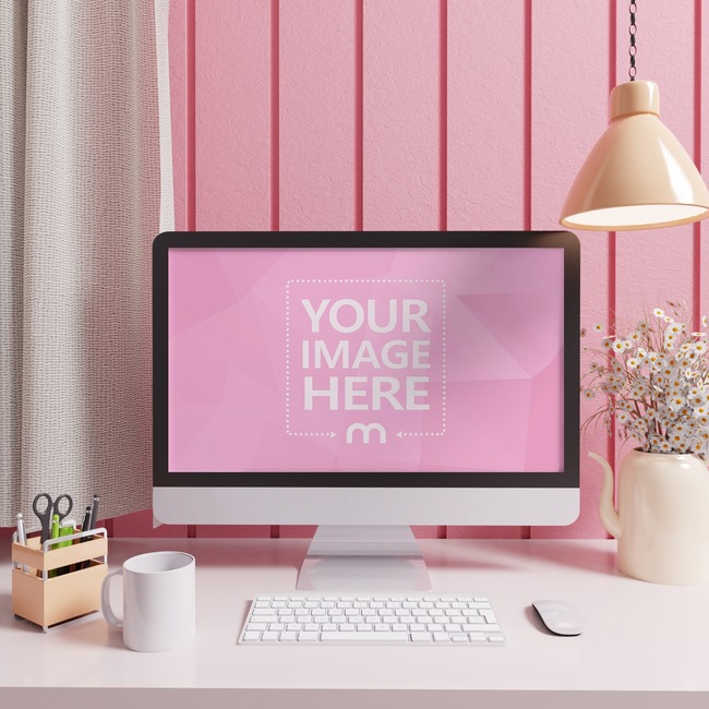 15+ Download Free Imac Mockup Generator&nbsp;PSD