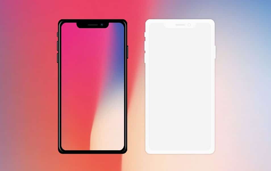 12+ Download White Iphone X Mockup PSD