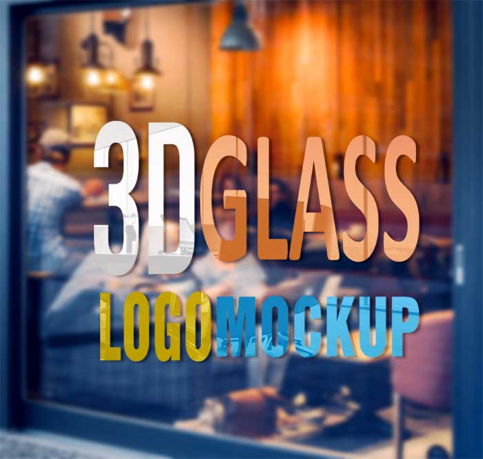 31+ Download Realistic 3D Glass Wall Logo Mockup Free&nbsp;PSD