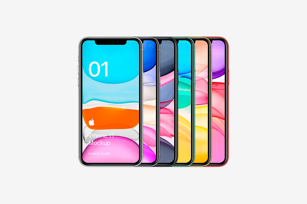 Most of these mockups come in psd format where you can edit them using smart layers. Iphone 11 Mockup