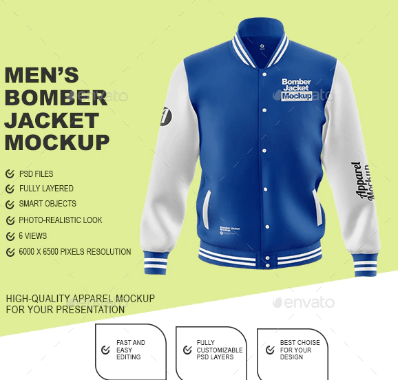 JPG It was only in the 2000s that the jacket came to cover a wider variety of outer garments. Free Graphicriver Men S Bomber Jacket Mockup 34483624 Ê
