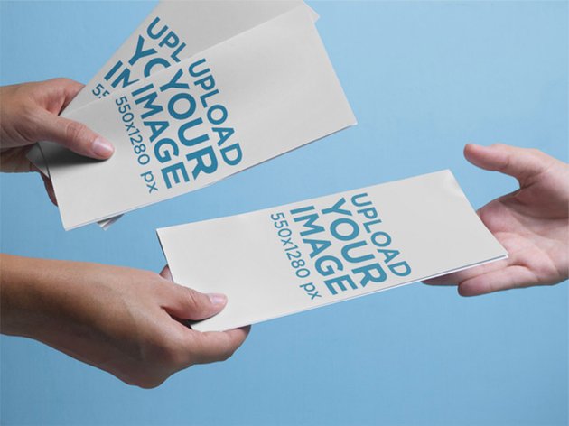 35+ Download Hand Holding Brochure Mockup&nbsp;PSD