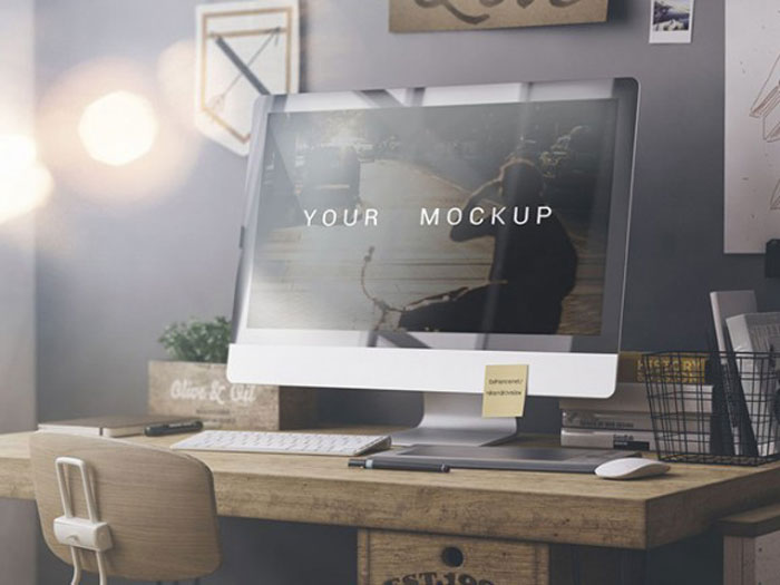 27+ Download Desktop Computer Mockup&nbsp;PSD