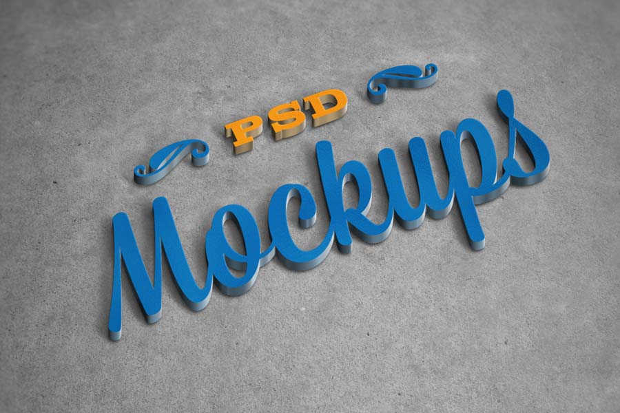 16+ Download 3D Mockup Logo&nbsp;PSD