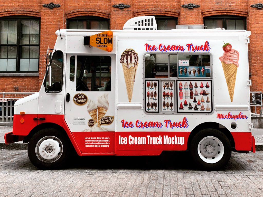 30+ Download Food Truck Free Mockup&nbsp;PSD