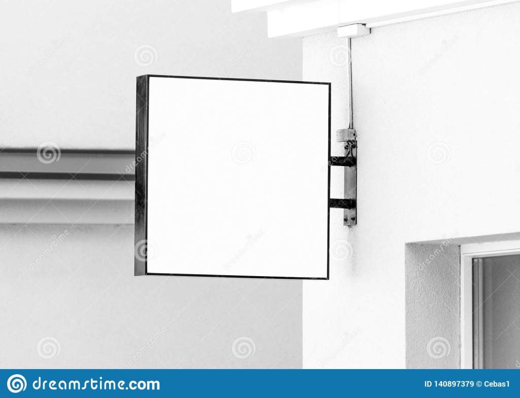 35+ Download Hanging Wall Sign Mockup Free&nbsp;PSD